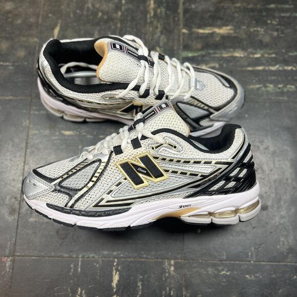 New Balance 1906R White Metallic Gold Running Shoes Size 9.5 - Picture 2 of 7